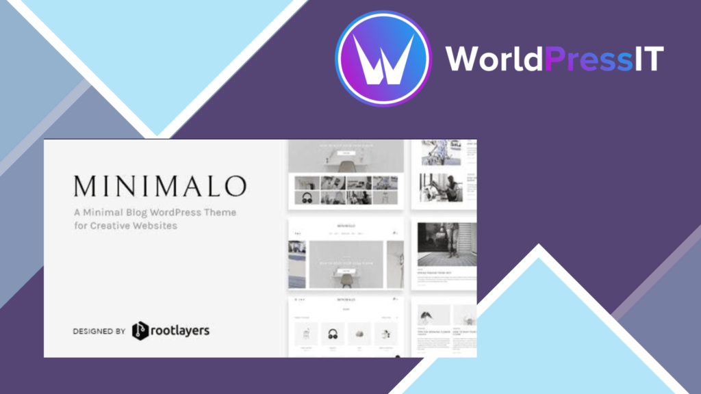 Minimalo - A Minimal Blog WordPress Theme for Creative Websites