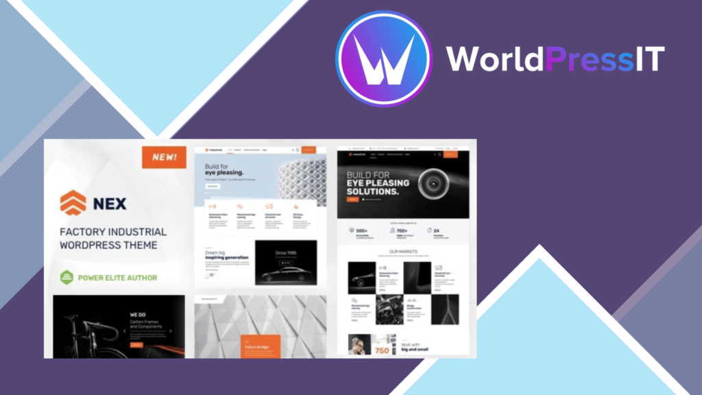 Nex - Industrial WordPress Theme