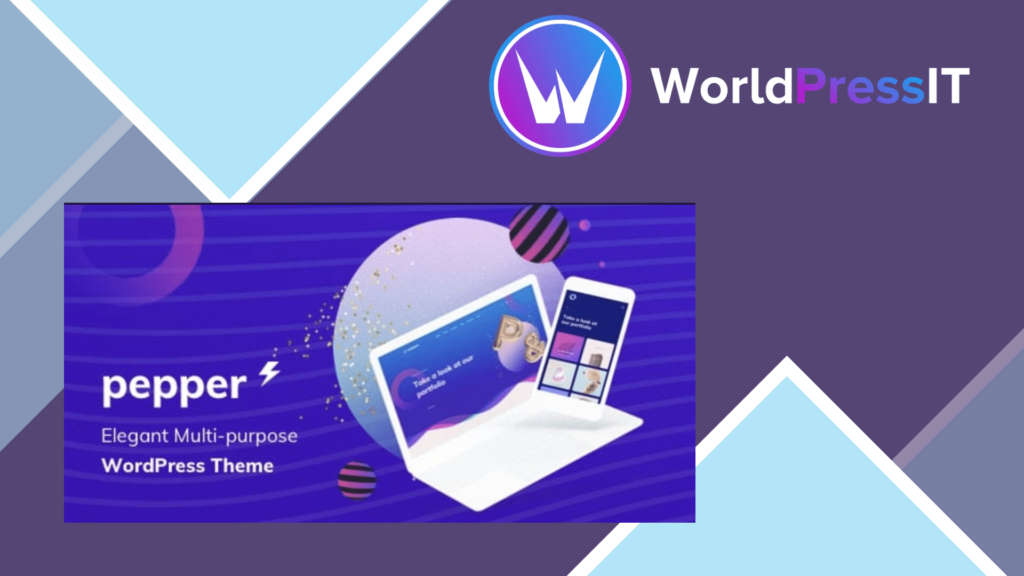Pepper - Elegant Multi Purpose WordPress Theme