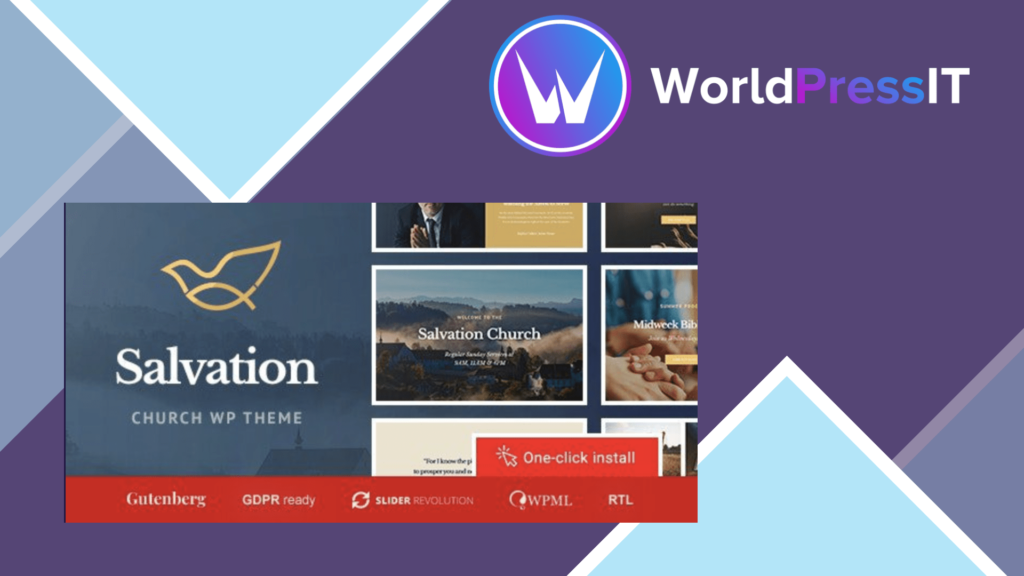 Salvation - Church and Religion WP Theme