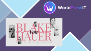 Blake von Hauer - Editorial Fashion Magazine Theme