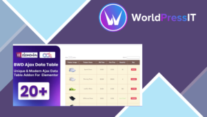 BWD Ajax Data Table Addon For Elementor