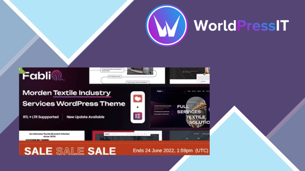 Fablio - Textile Industry WordPress Theme