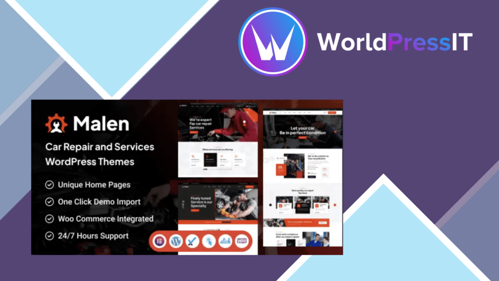 Malen - Car Service and Repair WordPress Theme