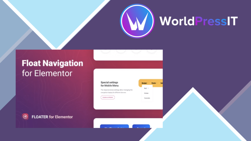Floater – Sticky Navigation Menu for Elementor
