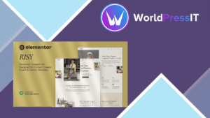 Risy – Content Creator Coach and Mentor Elementor Template Kit