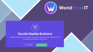 Social Media Share and Follow Buttons