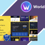 Crypterio - NFT and Crypto Landing Page WordPress Theme