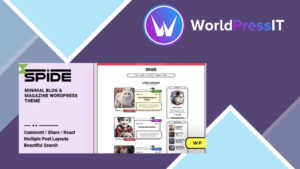 Spide - Personal Blog and Magazine WordPress Theme