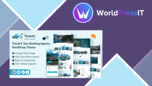Tourm - Travel and Tour Booking Agency WordPress Theme