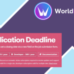 WP Job Manager Application Deadline