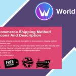 WooCommerce Shipping Icons And Description