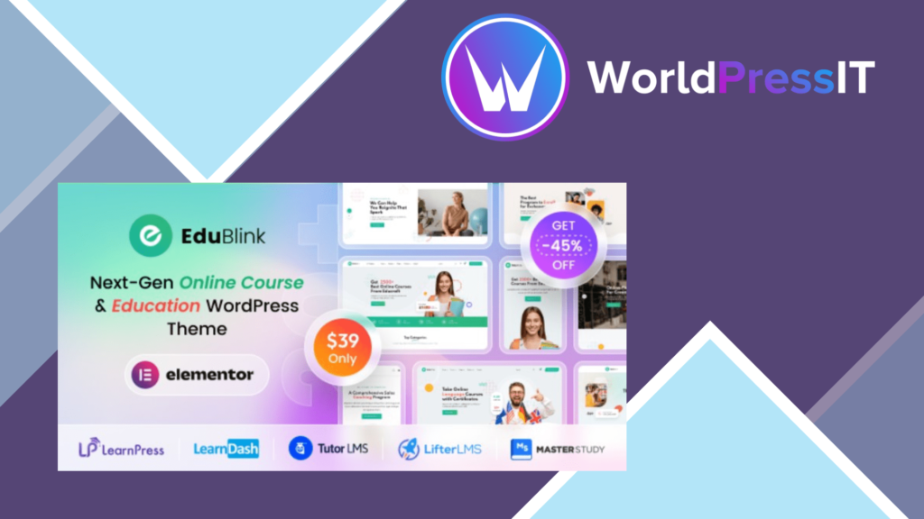 EduBlink - Education and Online Course WordPress Theme