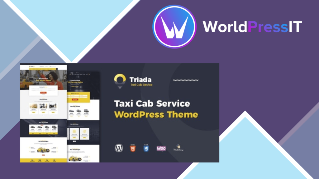 Triada - Taxi Cab Service Company WordPress Theme1.0.7 Triada - Taxi Cab Service Company WordPress Theme