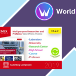 Academix - Multipurpose Education, Researcher and Professor WordPress Theme