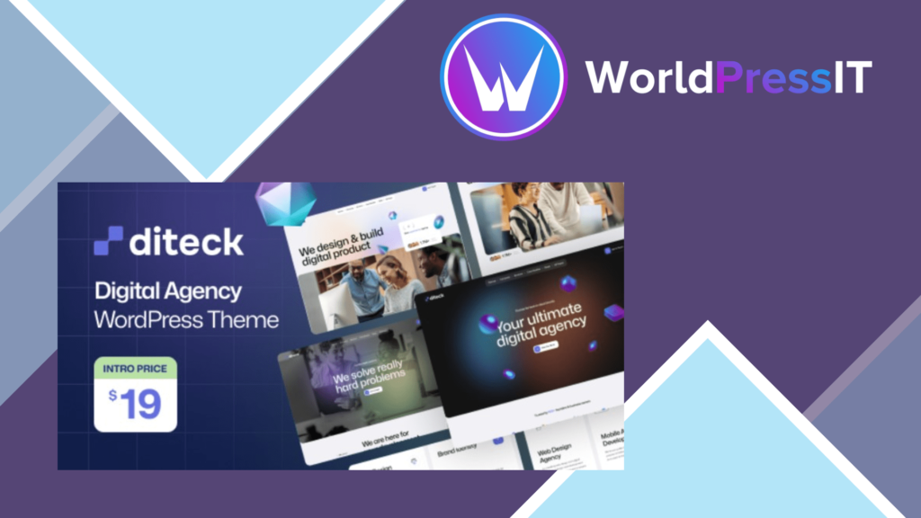 Diteck - Digital Agency WordPress Theme