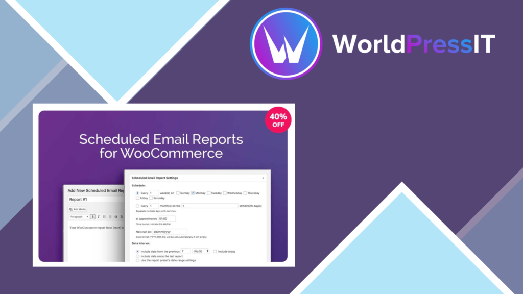Scheduled Email Reports for WooCommerce