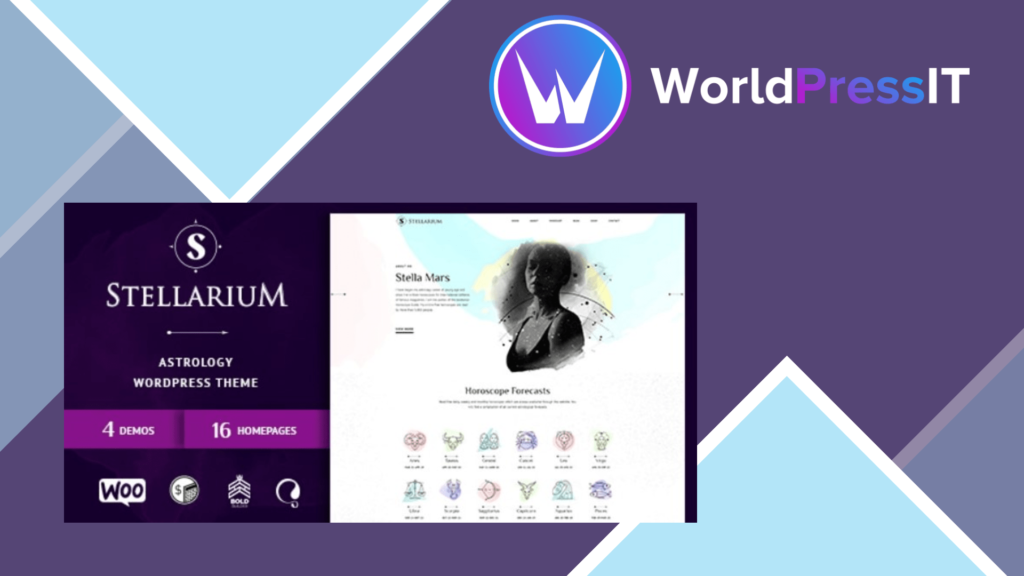 Stellarium – Horoscope and Astrology WordPress Theme