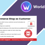 WooCommerce Shop As Customer