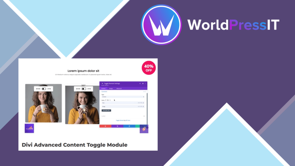 Divi Advanced Content Toggle Module