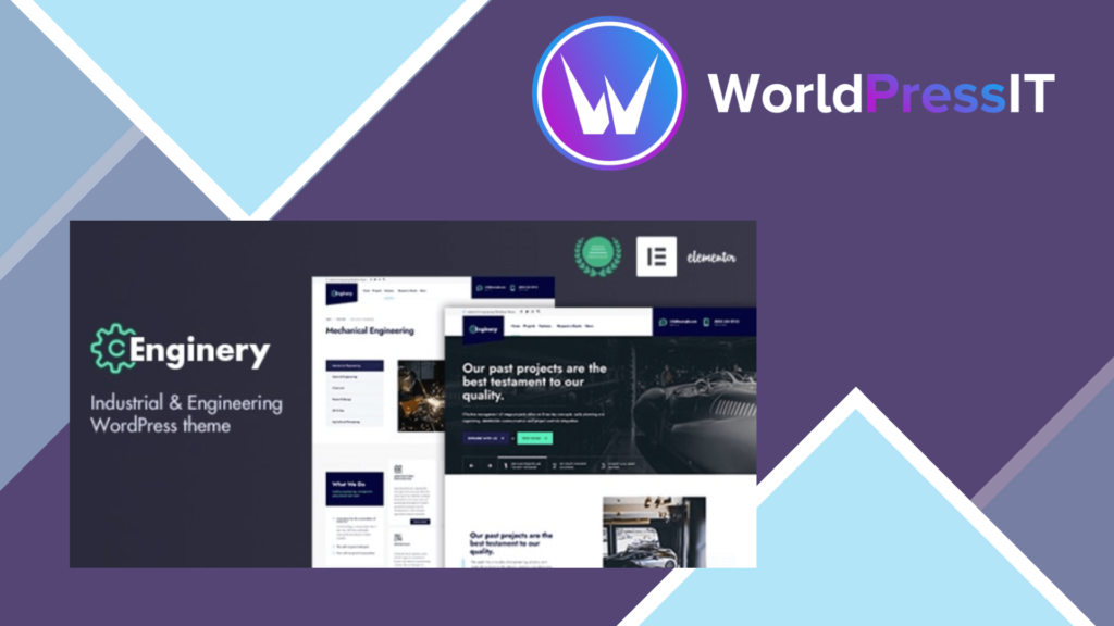 Enginery - Industrial and Engineering WordPress Theme