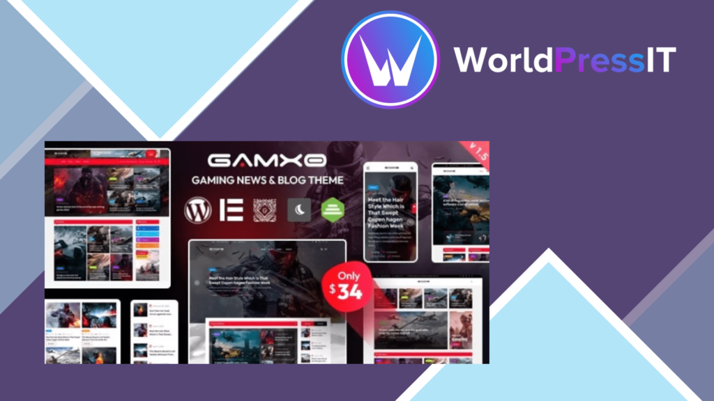 Gamxo - WordPress Gaming News and Blog Theme2.0.2 Gamxo - WordPress Gaming News and Blog Theme