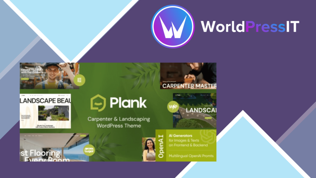 Plank - Carpenter and Landscaping WordPress Theme