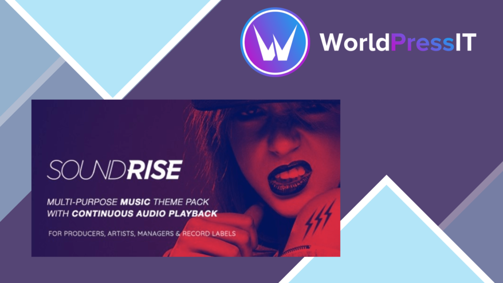 SoundRise - Music and Artist WordPress Theme