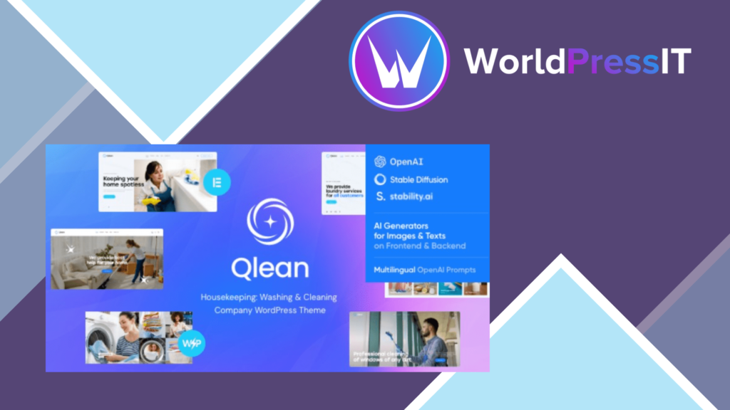 The Qlean | Cleaning Company WordPress Theme