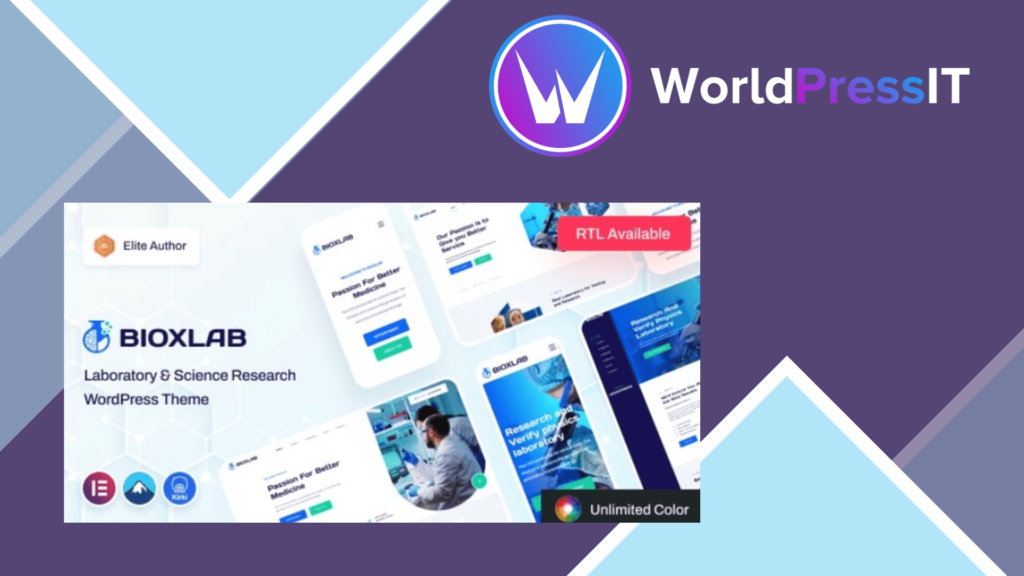 Bioxlab - Laboratory and Science Research WordPress Theme1.1.1 Bioxlab - Laboratory and Science Research WordPress Theme