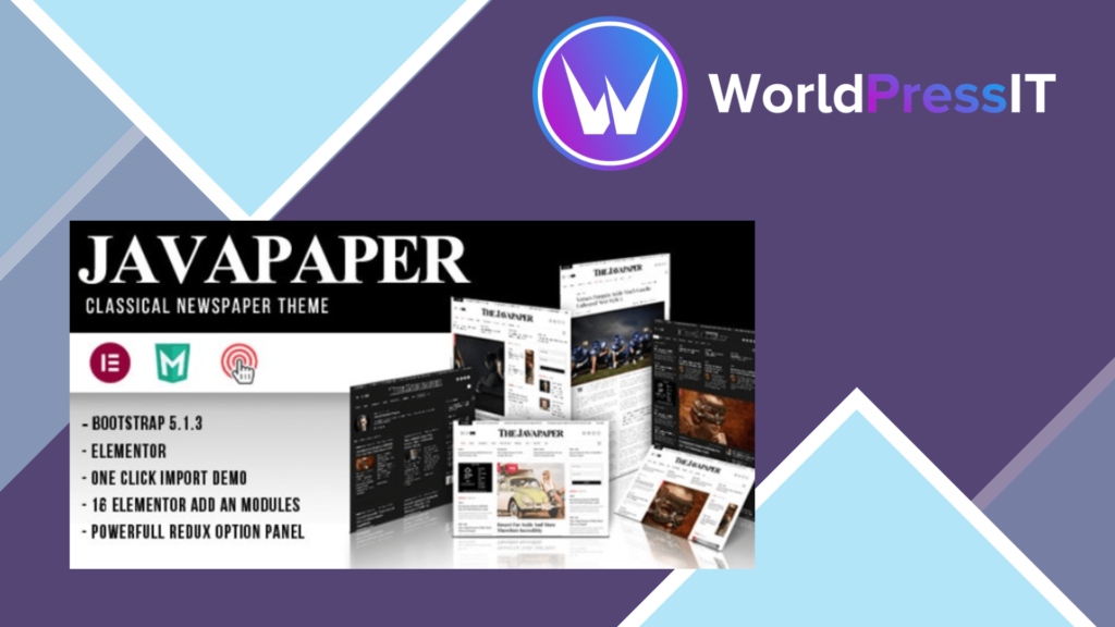 Javapaper - Classic Newspaper Theme