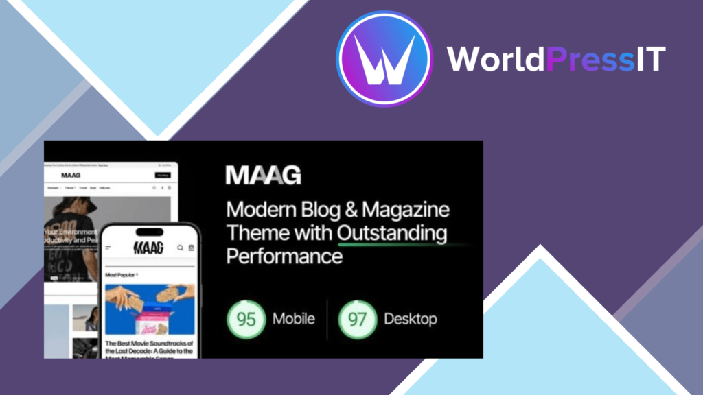 Maag - Modern Blog and Magazine WordPress Theme1.0.4 Maag - Modern Blog and Magazine WordPress Theme