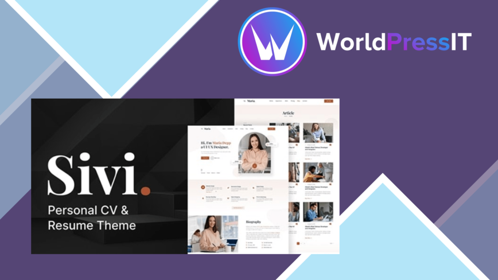 Sivi - Personal CV/Resume WordPress Theme