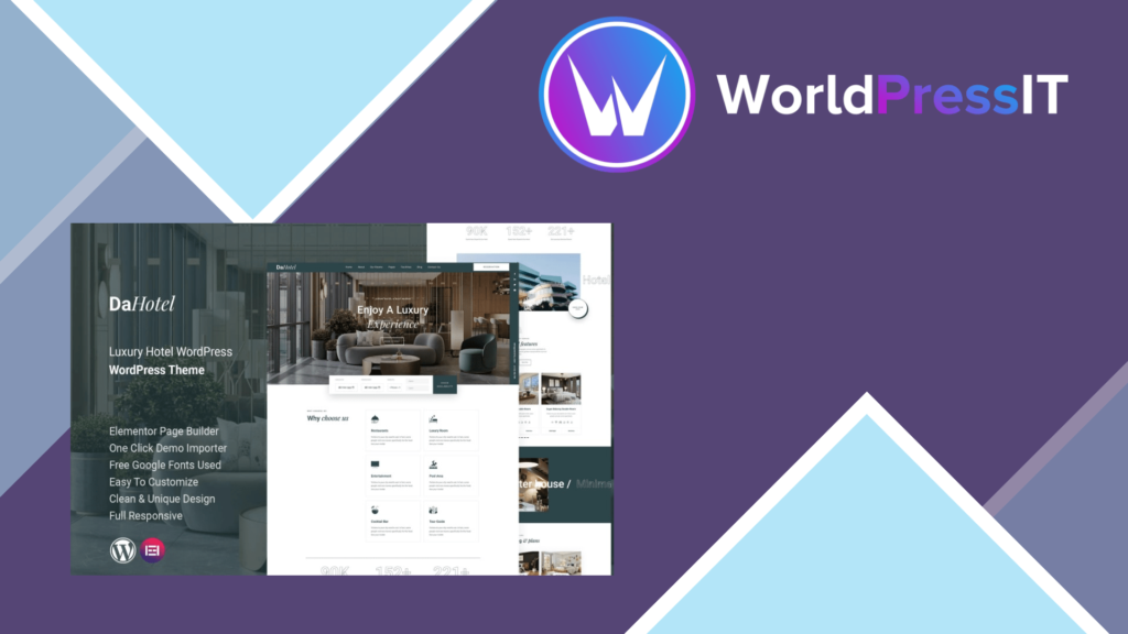 Dahotel – Luxury Hotel WordPress Theme