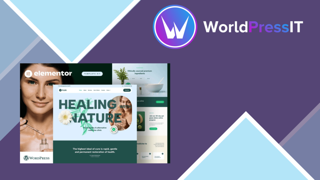 Flos – Alternative Medicine and Holistic Health Elementor Template Kit