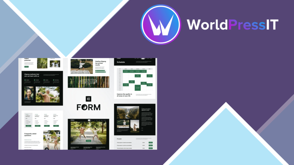 Form – Tai Chi and Qigong Elementor Template Kit