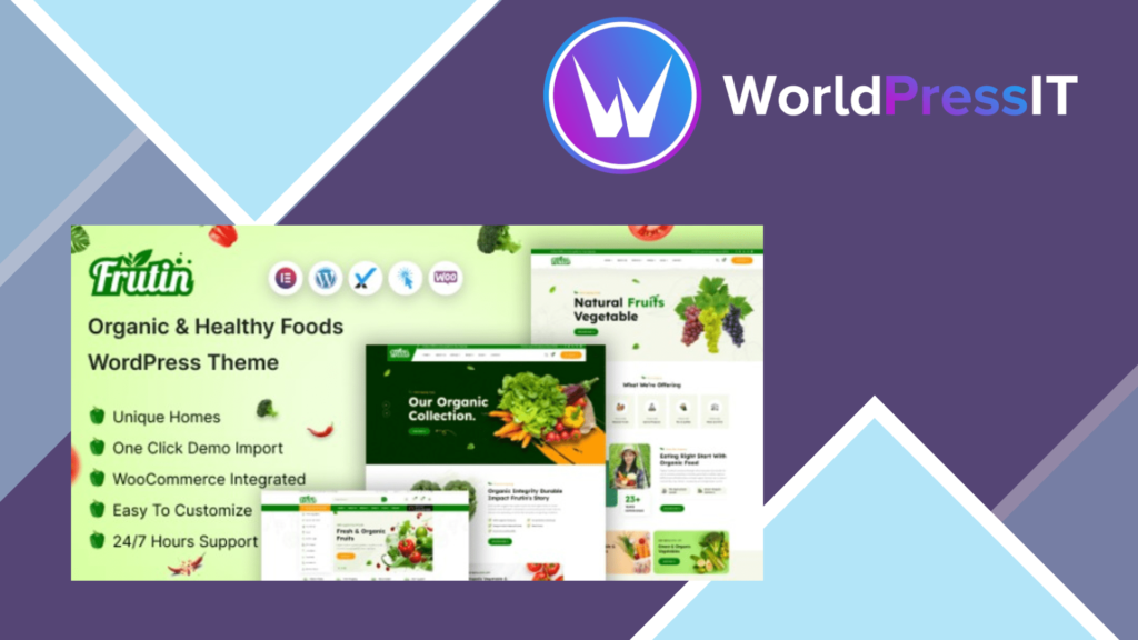 Frutin - Organic and Healthy Food WordPress Theme