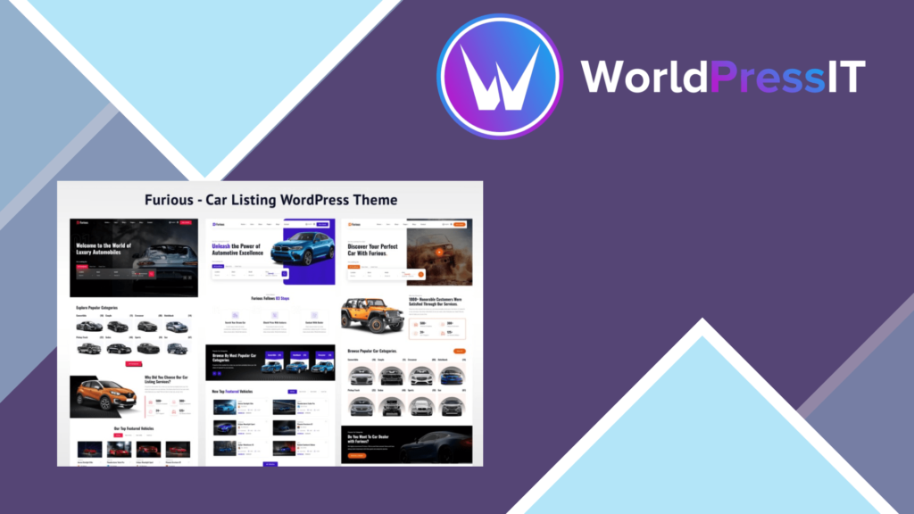 Furious – Car Listing WordPress Theme