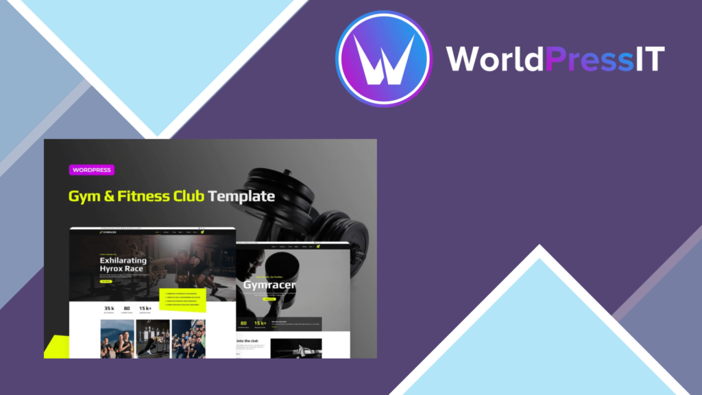 Gymracer – Hyrox Gym Elementor Pro Template Kit