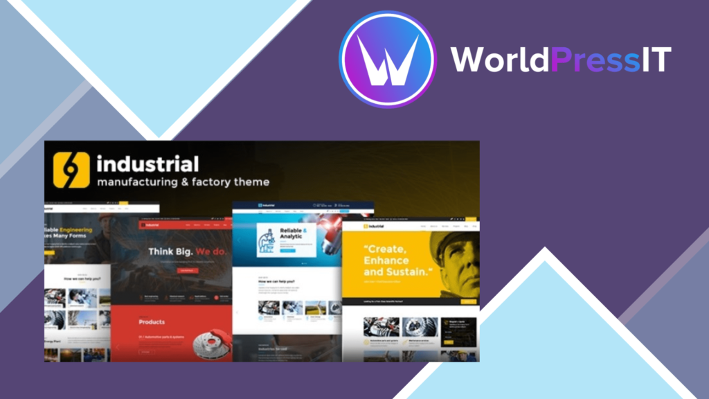Industrial - Corporate, Industry and Factory WordPress Themes
