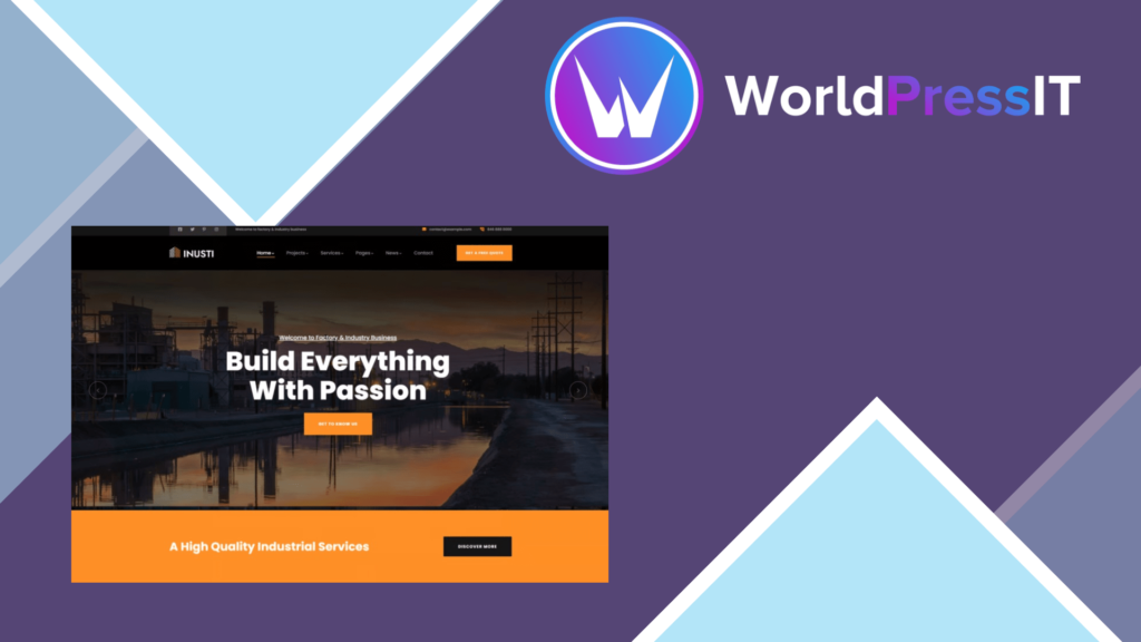 Inusti – Factory and Industrial WordPress Theme1.1.9 Inusti – Factory and Industrial WordPress Theme