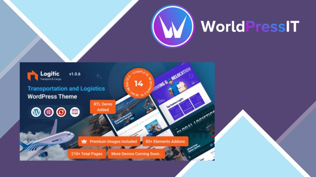 Logitic - Transportation and Logistics WordPress Theme