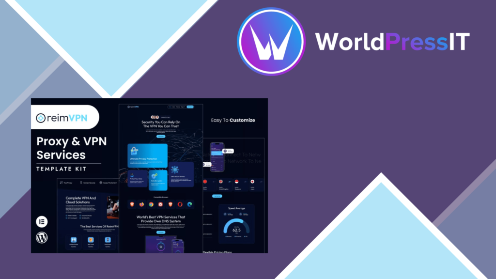 Reimvpn – Proxy and VPN Services Elementor Template Kit