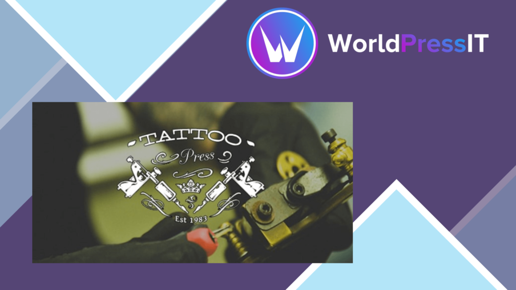 TattooPress - A Wordpress Theme for Ink Artists