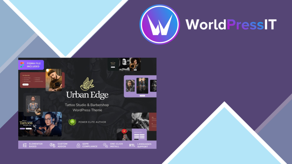 Urban Edge – Barbershop and Tattoo Studio Theme