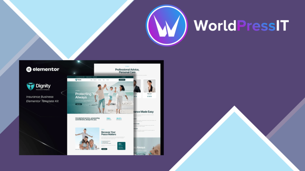 Dignity – Insurance Business Elementor Template Kit