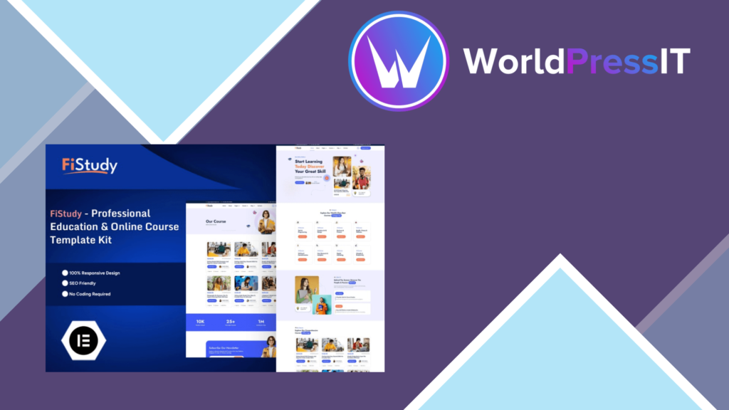 FiStudy – Professional Education and Online Course Elementor Pro Template Kit
