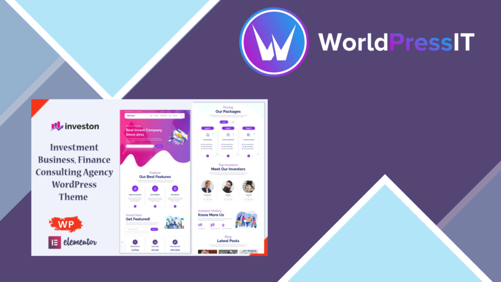 Investon – Investment, Business WordPress Theme