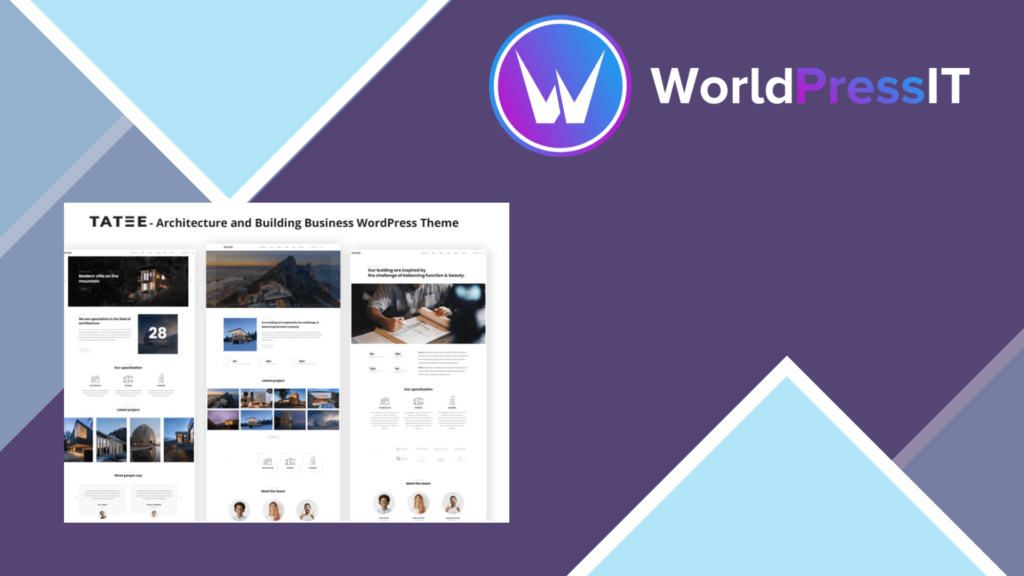 Tatee – Architecture and Building WordPress