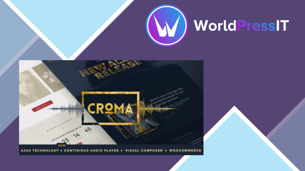 Croma - Responsive Music WordPress Theme